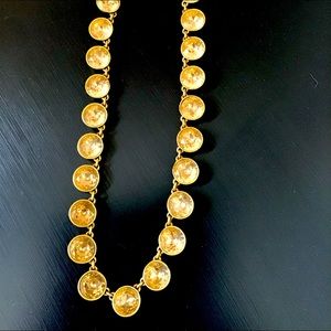 Golden choker with gold Chrystal accents